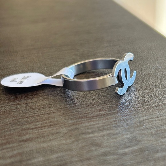 Silver Monogram Ring - Picture 5 of 9